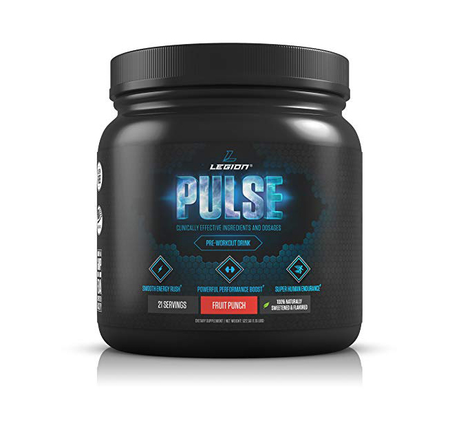 Legion Pulse Pre Workout Supplement All Natural Nitric Oxide Preworkout Drink review